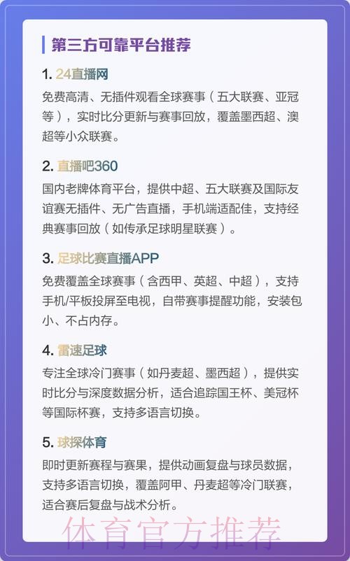 官方认可的世界杯直播平台